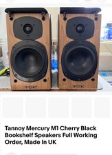Tannoy Mercury M1 Cherry Bookshelf Speakers