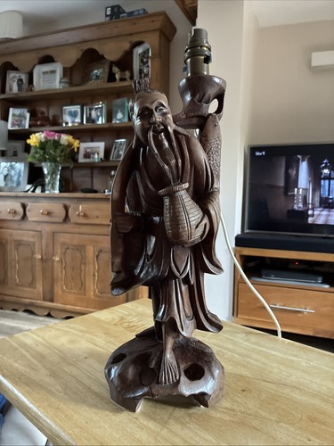 Antique hand carved wooden - hand,