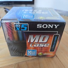 Sony MiniDisc MD80 x5 Colour