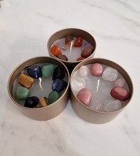 3 x Crystals Candles Set