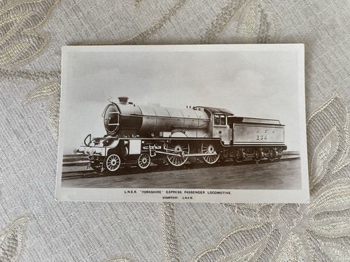 Old railway postcard lner - railway,