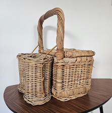 Vintage Wicker Picnic Basket