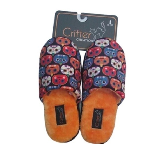 Halloween slippers large - halloween,