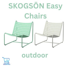 New Ikea SKOGSÖN easy chair light green outdoor/Light grey outdoor