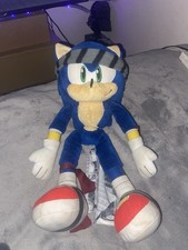 (CUSTOM) TOMY Sonic Boom 15 inch Sonic Plush - Factory Reject (used For YT vids)