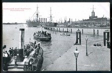 PORTSMOUTH. Gosport Ferries, Railway Jetty & Semaphore Tower. Valentine 1907