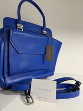 Charles & Keith XL Navy Tote Handbag – New With Tags