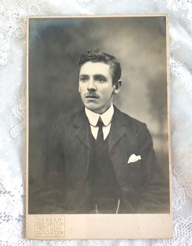 Cabinet card dapper - dapper, collar
