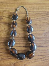 M&S Brown Chunky Beaded