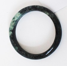 Dark green Jade Bangle Women