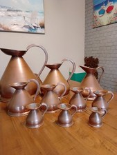 Copper Mesuring Jug Collection