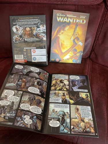 Wanted dvd film box - wanted,