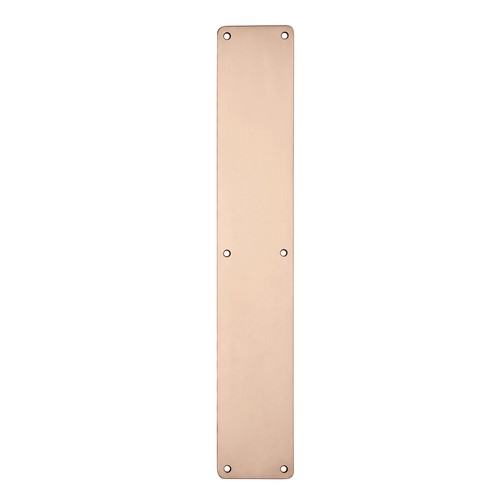 Copper door finger plate - door,