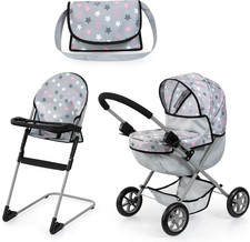 13707AB Dolls Pram, Doll