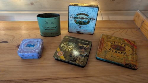 Vintage retro tins bundle - vintage,