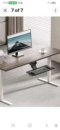 Under desk keyboard tray - desk,