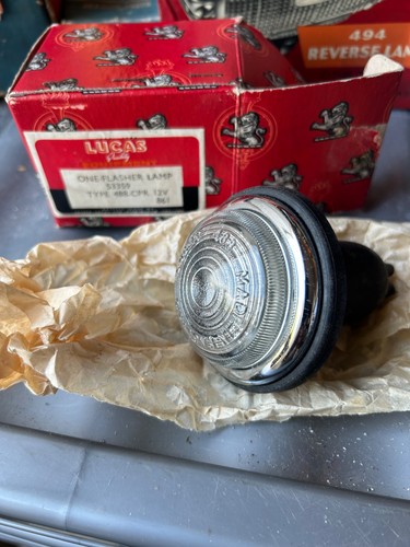 Nos lucas 488 side - lamp, dated