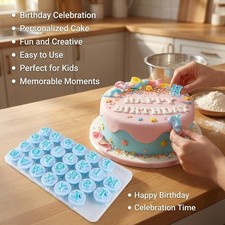 26Pcs Alphabet Cookie Cutters