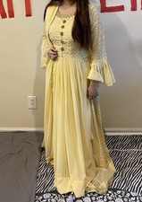 Yellow Maxi with Plazo