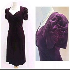 Vintage 1940s Style Plum