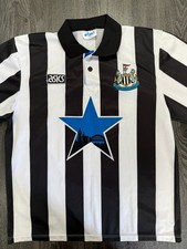 Original Authentic Asics Newcastle United 1993/1994 Home Shirt Mens Extra Large