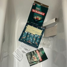 Travel Scrabble Hardcase/Clip on Tiles Mattel/2001 - 100% Complete