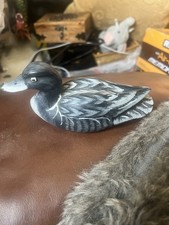 Vintage wooden duck - vintage,