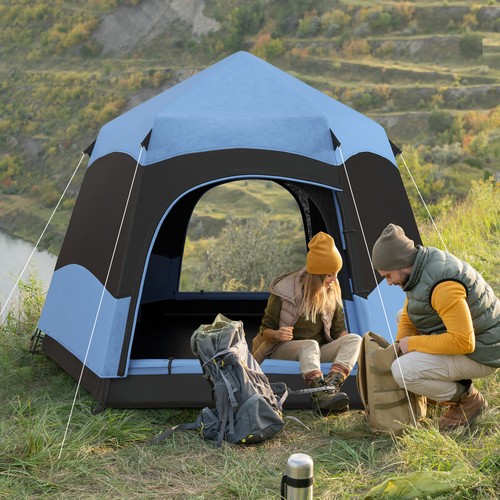 Man hexagon camping tent - 3,