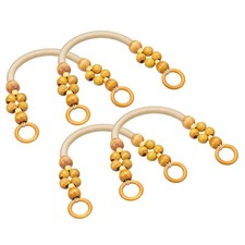 18.1" Wooden Beaded Bag