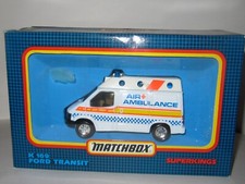 Matchbox Superkings K-169 Ford Transit Air Ambulance MIB