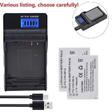 NB-5L Battery or LED charger For Canon Powershot SX230 SX220 HS SX200 SX210 iS