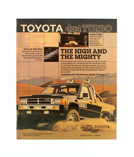1987 Toyota 4X4 Print Ad -
