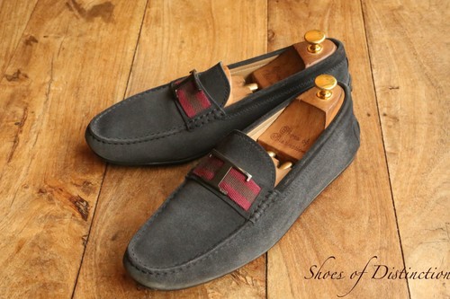 Tods tod blue suede driving - tods, tod's