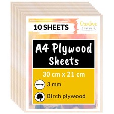 Creative Deco 10 x A4 Birch
