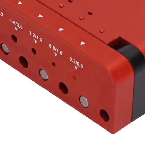 Round rod center drill locator - round,