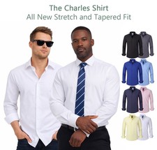 Mens Dress Shirt Comfort Fit