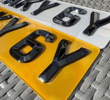Premium UK Number Plates | 2D | 3D | 4D | 4D Gel | 100% Road / MOT Legal