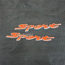 2x 3D sport Glossy Red Acrylic Badge Sticker Emblem Decal Diesel Turbo AWD Trunk