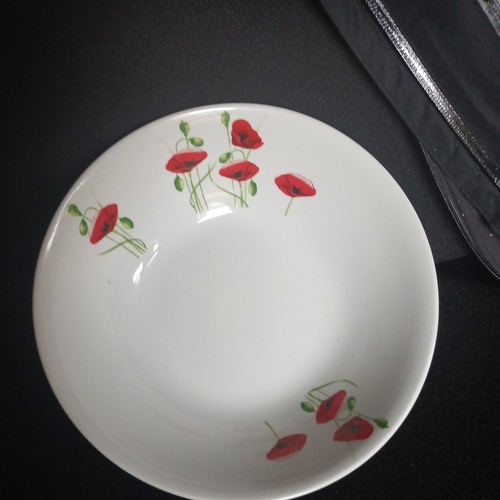 Dunelm poppies pasta bowl - dunelm,