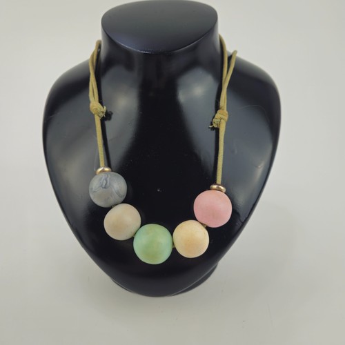 Vintage pastel chunky wooden - vintage,