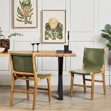 London Dining Chair Green Real