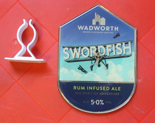 Beer pump clip badge - badge, front