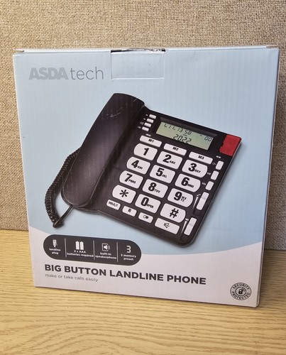 Asda tech big - big, button