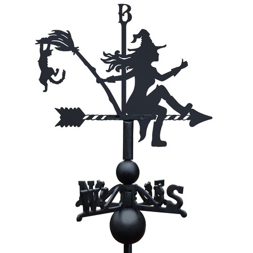 Black iron witch - black, cat