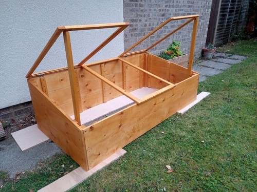 Large wooden cold frame 180cm - large,
