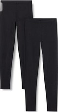 2 Pack Girls Black Leggings