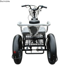 20" heavy duty electric cargo tricycle manned 48V electric snow tricycle E-trike