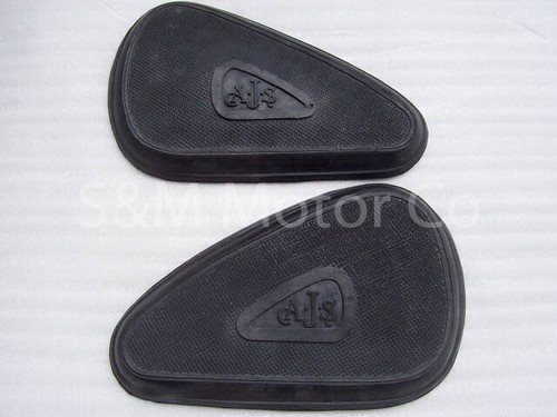 Ajs gas tank knee pad - knee, rubber