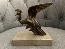 Vintage Art Deco Metal Bird On