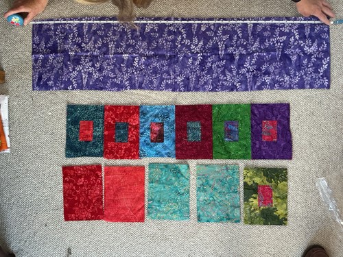 Batik fabric scrap pack - batik,